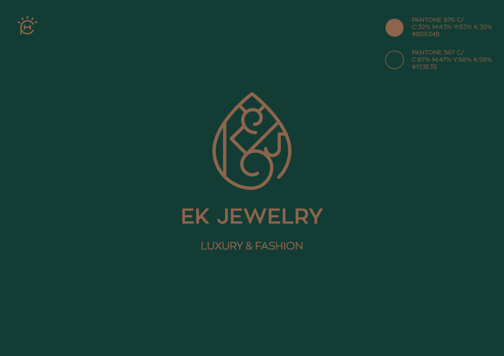 EK Jewelry Logo design - CHP Studio